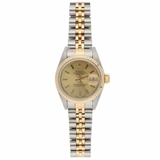 Vintage Rolex Lady Datejust Steel and Gold with Champagne dial