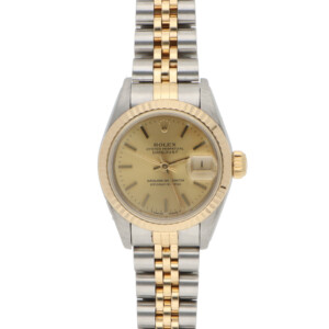 Vintage Rolex Lady Datejust Steel and Gold with Champagne dial