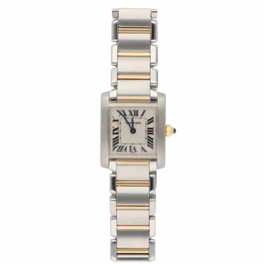 Vintage Cartier Tank Francaise Steel and Gold Watch