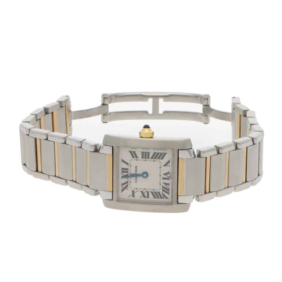 Vintage Cartier Tank Francaise Steel and Gold Watch