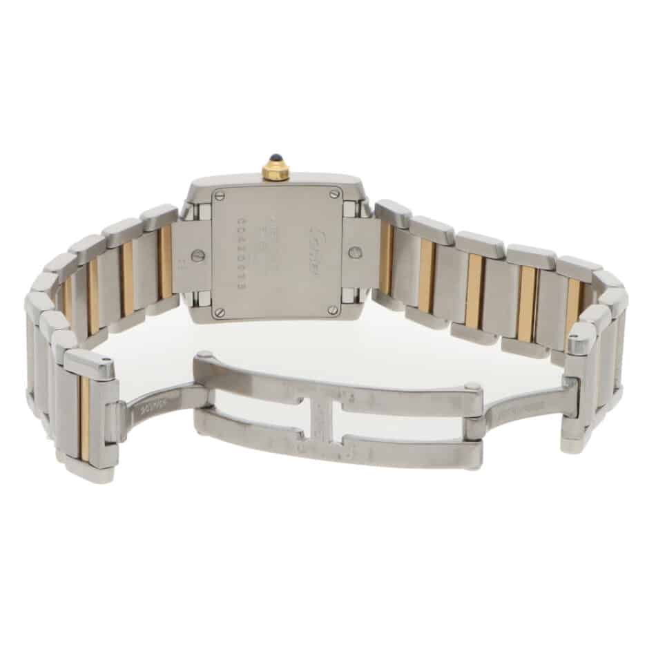 Vintage Cartier Tank Francaise Steel and Gold Watch