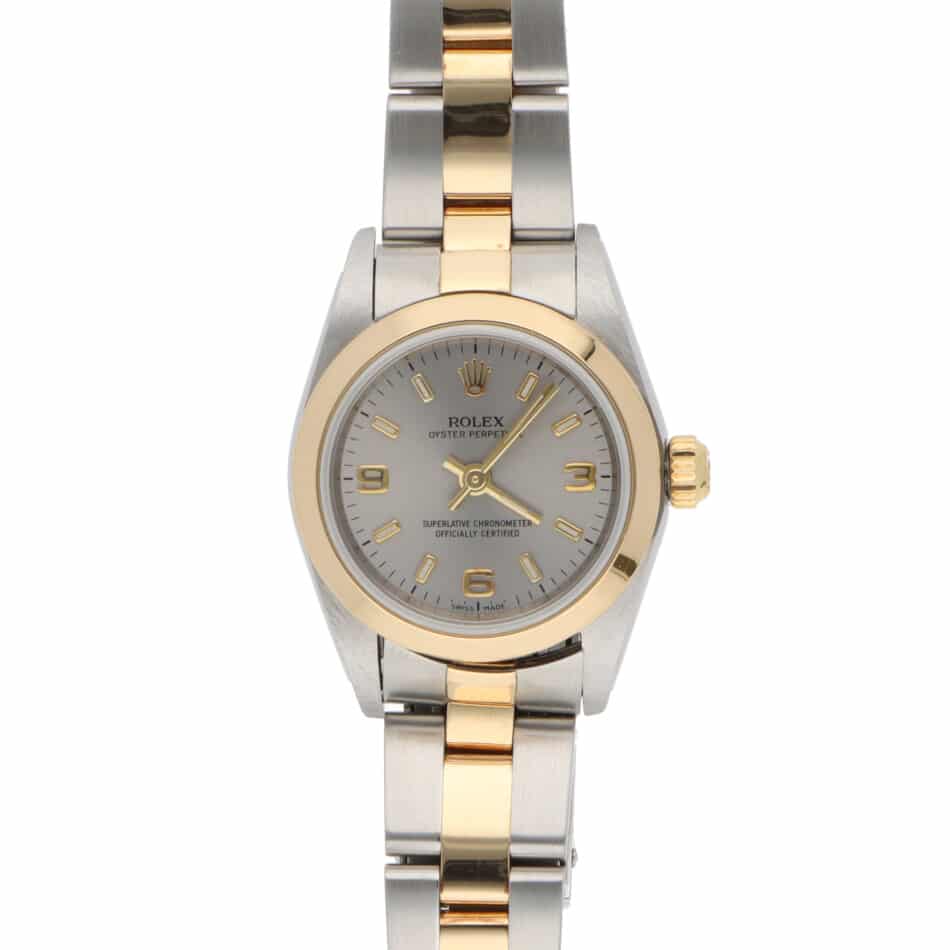 Vintage 2001 26mm Rolex Oyster Perpetual with SIlver Dial