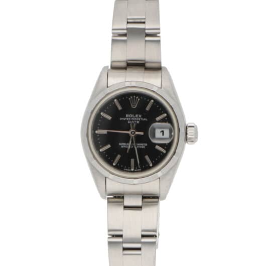 Vintage 1999 26mm Rolex Oyster Perpetual Date with Black Dial