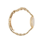 Vintage Cartier Vendome Gold Watch with Diamond Bezel