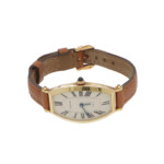 Vintage 22mm Cartier Tonneau Gold Watch with Paris Dial