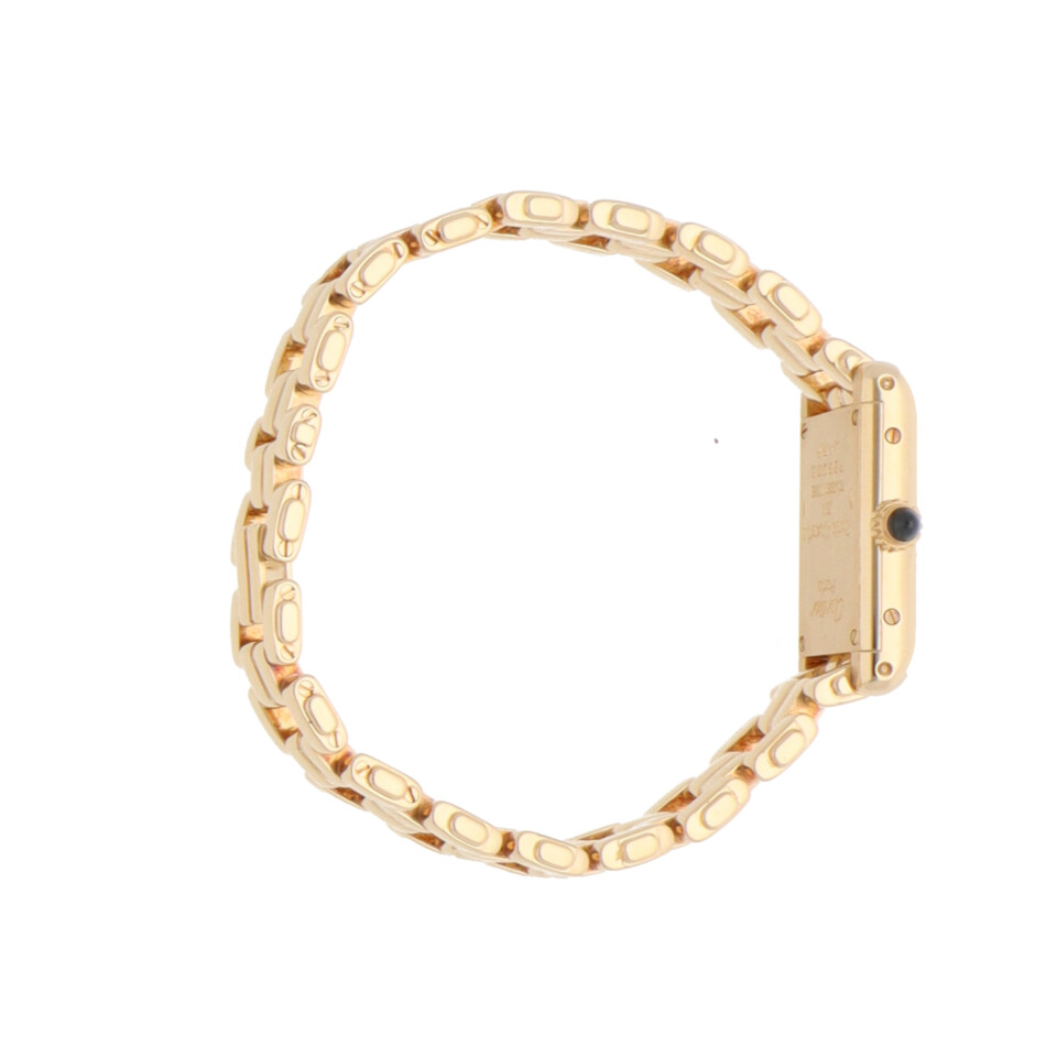 Vintage 14mm Cartier TAnk Allongee Yellow Gold Watch
