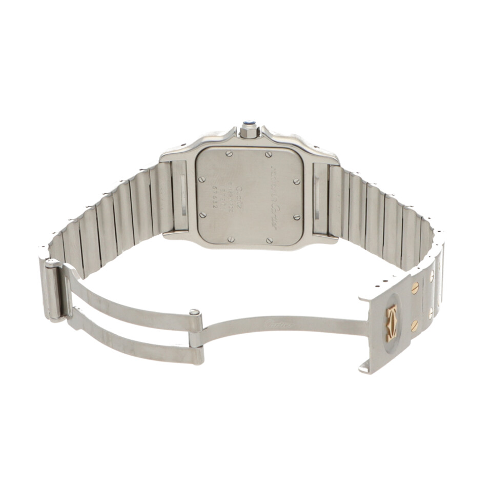 Vintage 29mm Cartier Santos Galbee Steel and Gold Watch