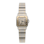 Vintage 29mm Cartier Santos Galbee Steel and Gold Watch