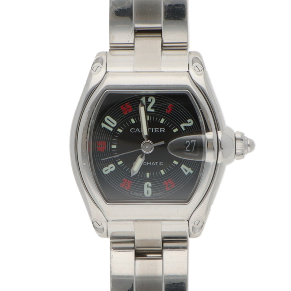 Vintage 37mm Cartier Roadster Watch with Roulette Dial