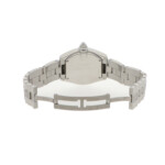 Vintage 31mm Cartier Roadster Steel Watch with Silver Dial