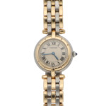 Vintage 24mm Cartier Vendome Steel and 3 row Gold Watch
