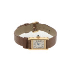 Vintage 16mm Cartier Mini Tank Francaise Gold Watch
